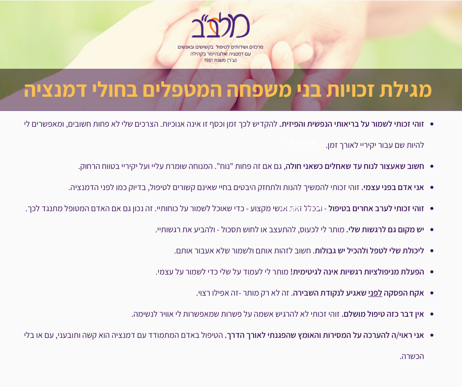 Family caregiver rights